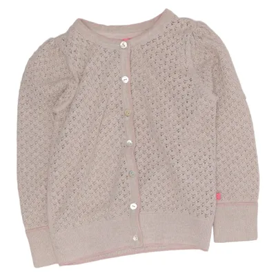 Cardigan (Beige) de Lebig Coton, Fibre métallique, Polyamide