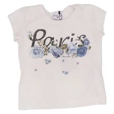 T-shirt (White, Blue, Multicolored) from Monnalisa Cotton, Elastane
