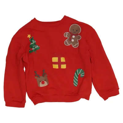 Julesweater (Rød) fra Baby Bomuld