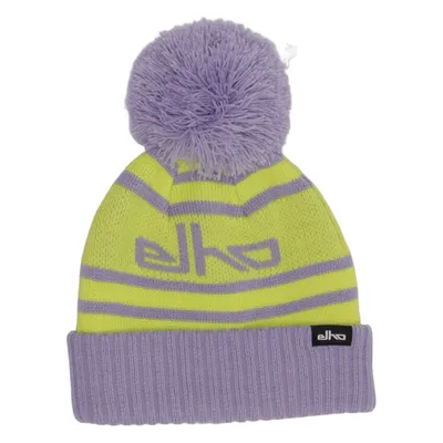 Bonnet à pompon (Jaune, Violet) de Elho Acrylique