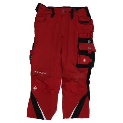 Pantalon de travail (Rouge, Noir, Multicolore) de Engelbert Strauss Coton, Polyester
