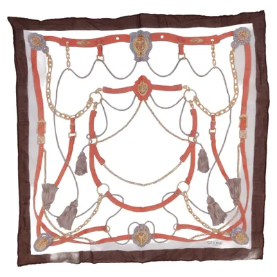 Cache-col (Blanc, Marron, Multicolore) de Celine Coton