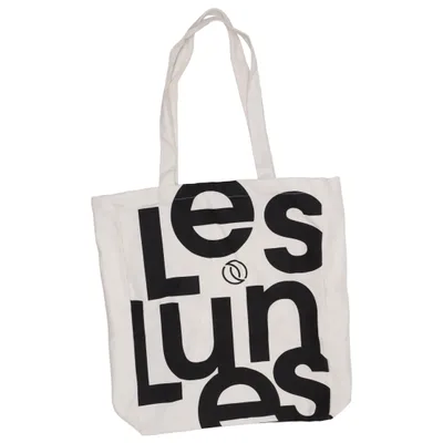 Canvas bag (White, Black) from Les Lunes