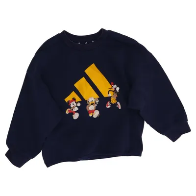 Sweatshirt (Blå, Gul, Flerfarvet) fra Adidas Bomuld, Elastan, Genanvendt polyester
