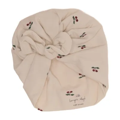 Turban (Beige) fra Konges Sløjd Elastan, Økologisk bomuld