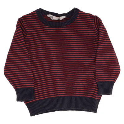 Sweater (Blue, Red) from H&M Cotton