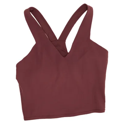 Sports bra (Pink) from Alo Elastane, Polyamide, Polyester