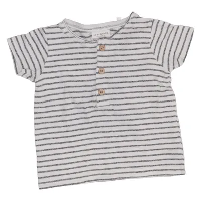Henley shirt (White, Gray) from Next Baby Cotton