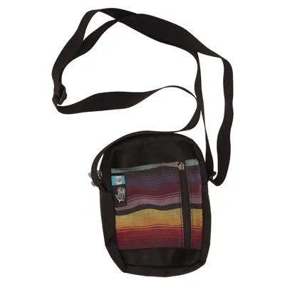 Shoulder-bag (Black, Multicolored) from Ethnotek