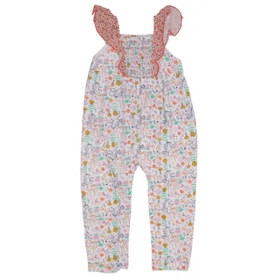 Rompers (White, Multicolored) from Juniors Cotton