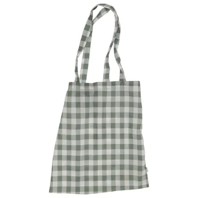 Canvas bag (Green, White) from Ghanda