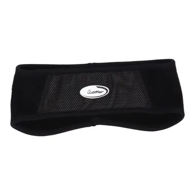 Stirnband (Schwarz) von Löffler Baumwolle, Polyester