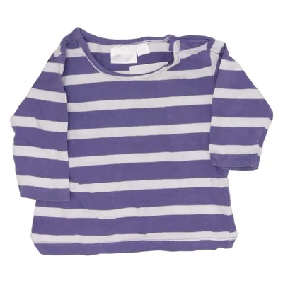 T-shirt à manches longues (Bleu, Blanc) de Impidimpi Coton