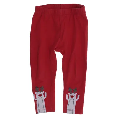 Legging (Rouge, Blanc, Marron, Vert) de Christmas Collection Coton, Élasthane