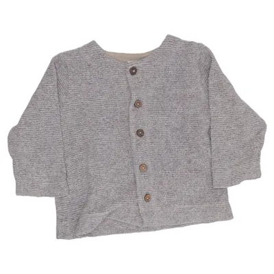 Cardigan (Gray) from Hessnatur Cotton