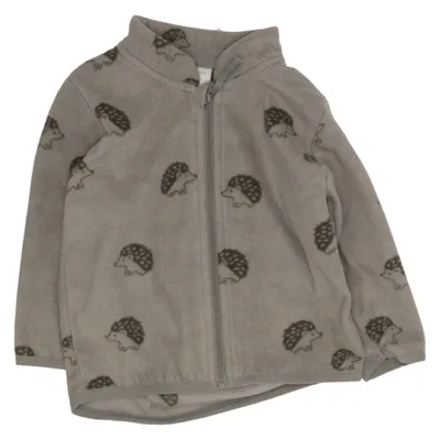 Fleecejacka (Grå, Grön) från Lindex Polyester