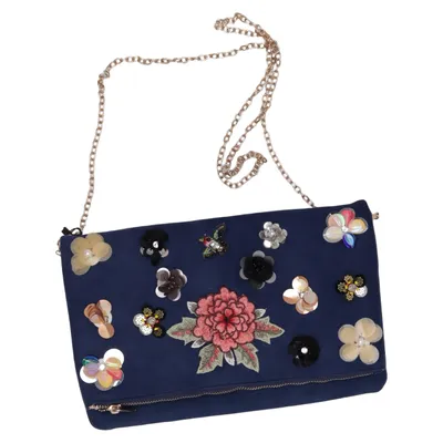 Shoulder-bag (Blue, Multicolored) from Sara