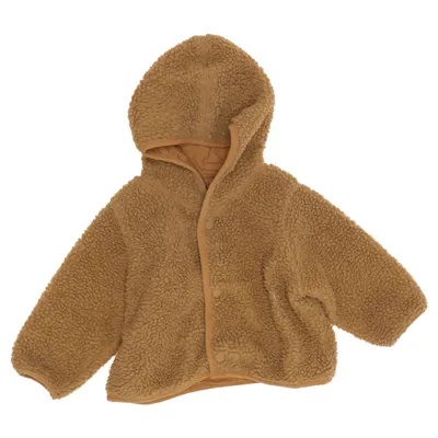 Fleecejacka (Beige) från Liewood Ekologisk bomull, Återvunnen polyester