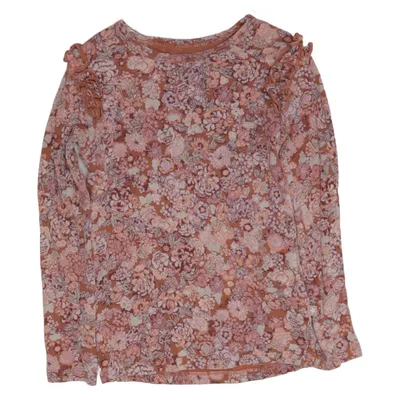 Long sleeve T-shirt (Brown, Multicolored) from Molo Elastane, Organic cotton