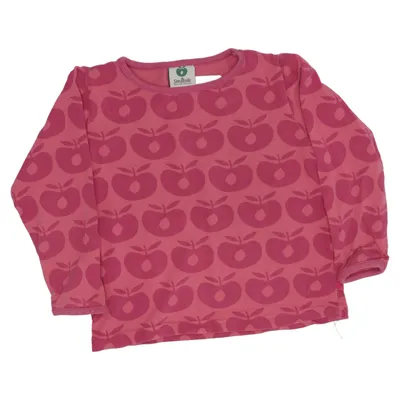 Langærmet t-shirt (Pink) fra Småfolk Bomuld, Elastan