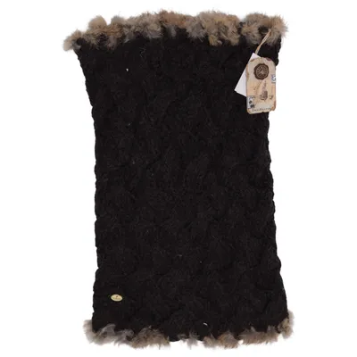 Collar (Gray) from Dreimaster Acrylic, Rabbit fur, Wool