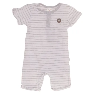 Rompers (White, Gray) from Pusblu Cotton, Viscose