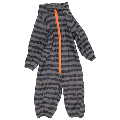 Overall (Gray, Orange) from Racoon Polyester, Polyurethane