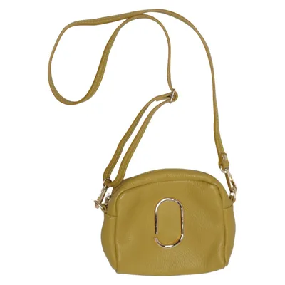 Umhängetasche (Grün) Leder