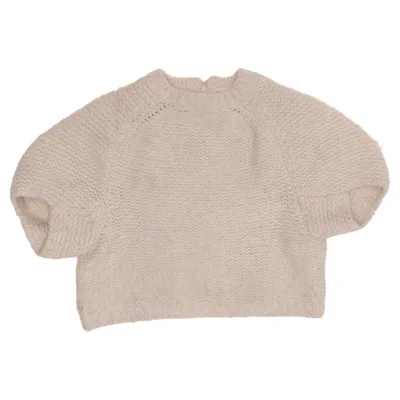 Sweater (White) from Zara Baby Acrylic, Polyamide, Polyester