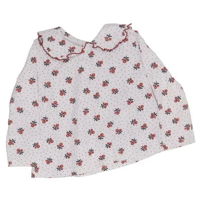 Blouse (White, Red, Blue) from Bout'chou