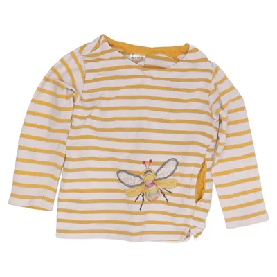 Lange mouwen shirt (Geel, Wit) van Pusblu Katoen