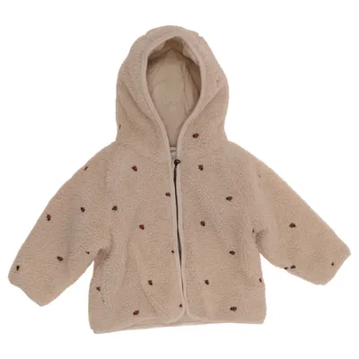 Fleecejacka (Beige) från Lil' Atelier Återvunnen polyester