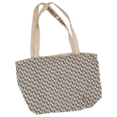 Canvas bag (Beige, Multicolored) from Love Stories x H&M Cotton