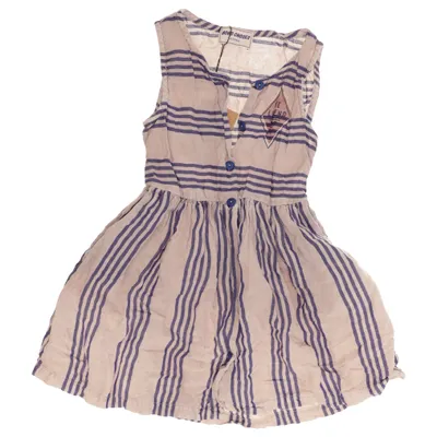 Klänning (Blå, Beige) från Bobo Choses Linne, Viskos