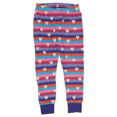 Pyjamasbukser (Blå, Flerfarvet) fra Hatley Elastan, Økologisk bomuld