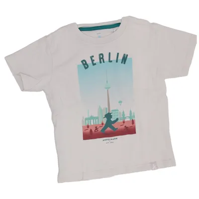 T-shirt (Blanc, Multicolore) de Ampelmann Coton biologique