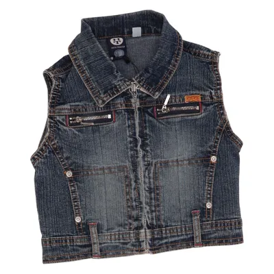 Denim vest (Blue) from C&A Cotton, Elastane, Polyester