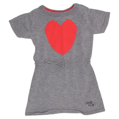 Dress (Gray, Red) from Tumble 'N Dry Cotton, Wool