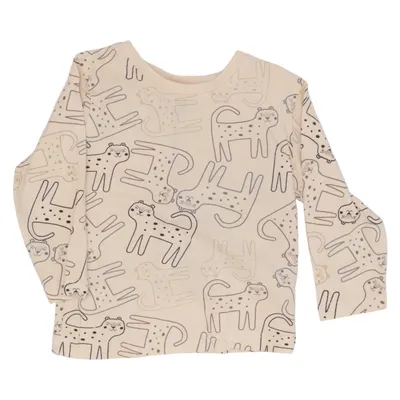 Långärmad t-shirt (Beige) från Baby Bomull