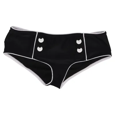 Bikiniunderdel (Sort) fra Pussy Deluxe Elastan, Polyamid, Polyester