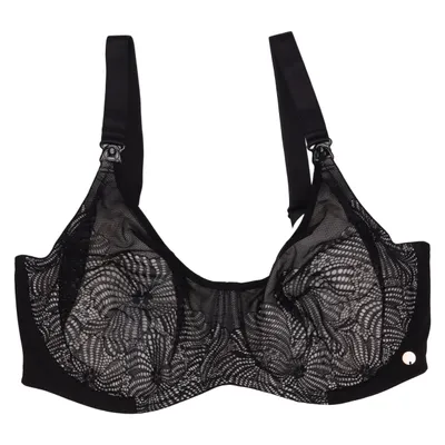 Nursing bra (Black) from Cache Coeur Elastane, Polyamide