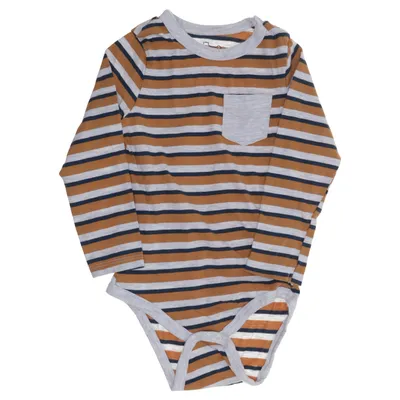 Body (Bleu, Blanc, Marron) de So Cute Coton, Viscose