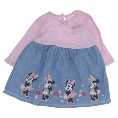 Dress (Blue, Pink, Multicolored) from Disney Cotton, Polyester