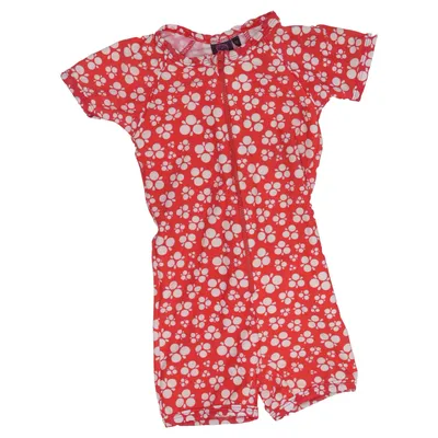 Swimsuit (Red, White) from Ej Sikke Lej Elastane, Polyamide