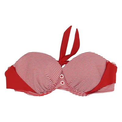 Bikinioberteil (Rot, Weiß) von Ocean Club Elasthan, Polyamid, Polyester