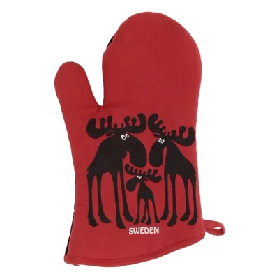 Oven mitts (Red, Black) from Sweden