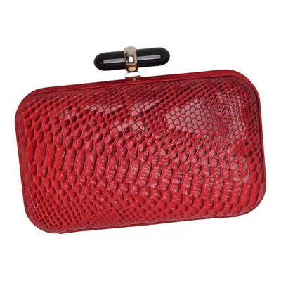 Clutch (Rood) van Beth J. Polyester, Polyurethaan