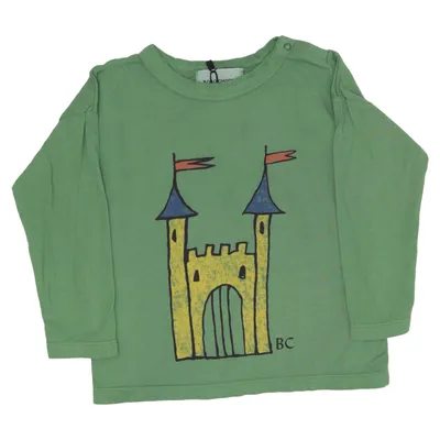 Långärmad t-shirt (Grön, Flerfärgad) från Bobo Choses Ekologisk bomull