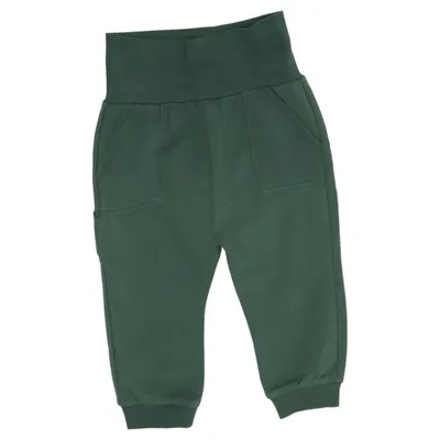 Sweatpants (Green) from s.Oliver Cotton, Elastane