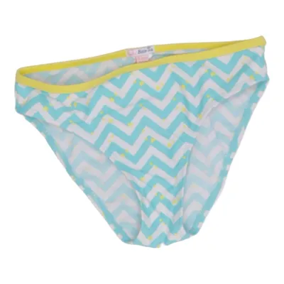Bikini broekje (Blauw, Wit, Geel) van Lili Bain